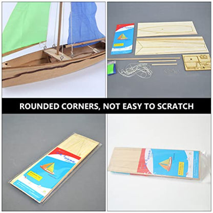 Gadpiparty 1Set DIY Wooden Sailboat Model Kits, Wood Boat Craft Model Boat Building Activities Woodcrafts Education Puzzle Toy for Kids Party Favors - WoodArtSupply