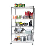 Seville Classics UltraDurable Heavy Duty NSF Solid Steel Wire Rack Storage Unit Organizer for Garage, Warehouse, Office, Restaurant, Classroom, Seville Classics