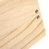 Zerodeko Craft Ribbon Organizer, Wood Thread Holder Ribbon Storage Rack Sewing Stand Organizer Ribbon Spool Storage Tool for Gift Wrapping Paper, Zerodeko