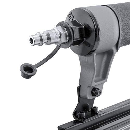 NuMax SBR50 Pneumatic 18-Gauge 2" Brad Nailer Ergonomic and Lightweight Straight Brad Gun with Reload Indicator for Moulding, Baseboard, Trim, Doors, - WoodArtSupply