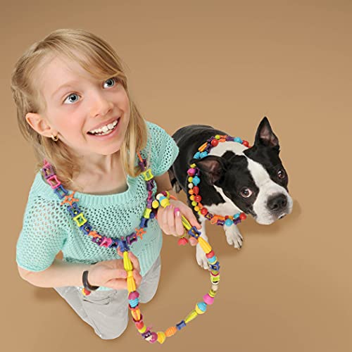 B. toys – Pop Arty! 150 Pcs- Jewlery Making Kit- Creative Pop Snap Bead Set for Kids –DIY Craft Jewelry Making Kit –Necklaces, Rings, Bracelets – 4 B. toys