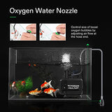 VIVOSUN 400GPH Submersible Pump(1500L/H, 15W), Ultra Quiet Water Pump with 5.2ft High Lift, Fountain Pump with 5ft Power Cord, 3 Nozzles for Fish VIVOSUN