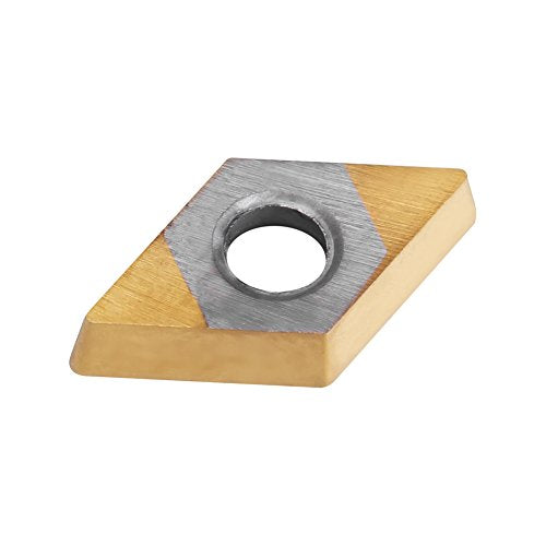 CNC Carbide Tips, Carbide Inserts, 10pcs Inserts Blade Cutter Lathe Turning Tool With Box for Steel Stainless Steel Finishing Semi-finishing and Yosoo