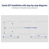 FLEXIMOUNTS 3x8 Overhead Garage Storage Rack,Adjustable Garage Storage Organization Systerm,Heavy Duty Metal Garage Ceiling Storage Racks,2 FLEXIMOUNTS