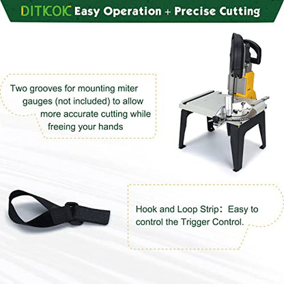 DITKOK Band Saw Stand Portable Table for DeWalt Band Saw