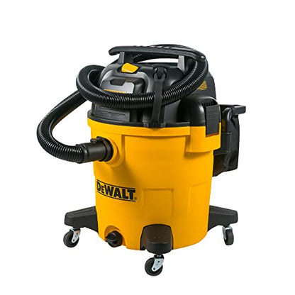 DeWALT 12 gallon Poly Wet/Dry Vac,Yellow,DXV12P - WoodArtSupply