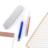 2pcs Weeding Pen for Vinyl, Craft Weeding Tool with Led Light 2 Styles Pin and Hooks Vinyl Tool Kit for DIY Paper Iron on Projects Silhouettes PEUTIER