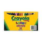 Crayola Large Crayons, Classic Colors, 16 Count Crayola