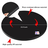JIOFAVIU Resin Leveling Rotary Table with Silicone Craft Mat & Leveling Tool, 15.8" Resin Craft Leveling Board for Silicone Mold, Epoxy Resin, UV Jiofaviu