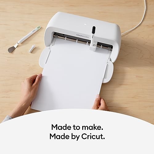 Cricut Joy Xtra Smart Removable Writable Vinyl in White Bundle - Adhesive Craft Vinyl for Creating Labels, Stickers and Decals, DIY Label Making Kit - WoodArtSupply