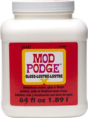 Plaid:Craft CS15091 Mod Podge Waterbase Sealer, Glue and Finish, 64 oz, Gloss Mod Podge
