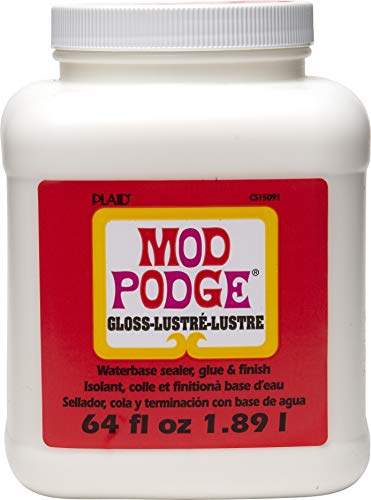 Plaid:Craft CS15091 Mod Podge Waterbase Sealer, Glue and Finish, 64 oz, Gloss - WoodArtSupply