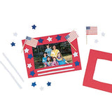 Stars N Stripes Frame Craft Kit 5inx7in Pk12 S&S Worldwide