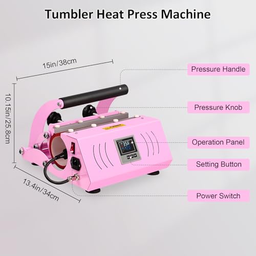 Tumbler Press,Mug Press Sublimation Machine: Tumbler Heat Press for 20oz-30oz Sublimation,Cup Press for 11-16OZ Tumbler, Mug Heat Press Sublimation -