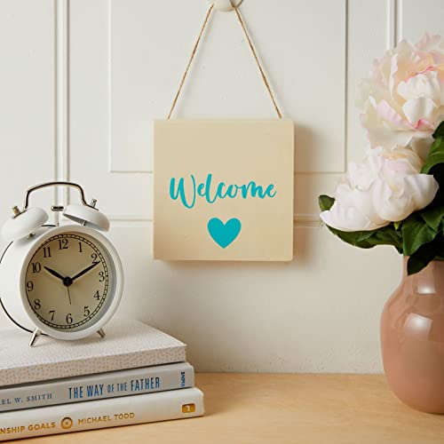 6 Pack Unfinished Wood Canvas Boards for Painting, Blank Deep Cradle 5x5 Panels for Art Projects (0.85 in Thick) Bright Creations