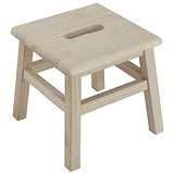 eHemco Solid Hardwood Step Stool, 12.25 Inches, Unfinished, Set of 2 eHemco