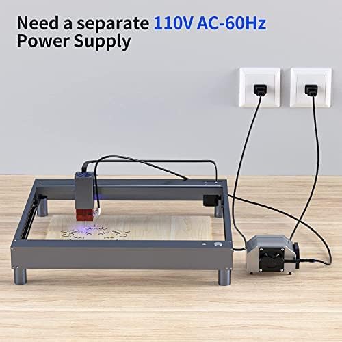 PRYMOL Air Assist for D1 and D1 Pro Laser Engraver, Laser Air Assist Pump with 30 L/min Airflow for Laser Cutter, Rapid Laser Cutting and Engraving, - WoodArtSupply