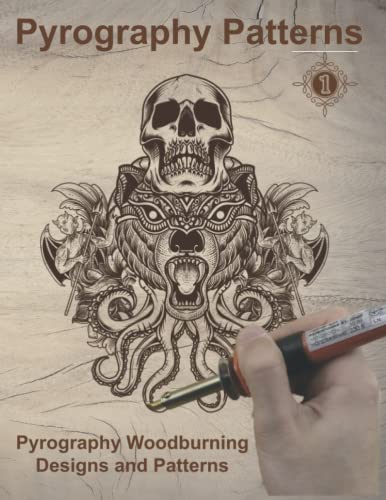 Pyrography Patterns: Pyrography Woodburning Designs and Patterns, Pyrography Workbook, Book 1 - WoodArtSupply