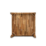 East West Furniture Oxford Square Dining Table for Small Spaces, 36x36 Inch, Natural East West Furniture