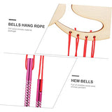 Yardwe 36 Sets DIY Wooden Wind Chime Wooden Hanging Wind Chimes Unfinished Wind Chimes Kids Art Toys Animal Wind Bell DIY Wood Wind Chimes Build Wind Yardwe