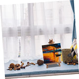 Operitacx 5pcs Blank Wooden Picture Frame Clay Pouring Panels Wooden Craft Shadow Boxes Personalized Photo Frame Brain Toy Children's Toys Unfinished Operitacx