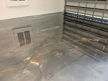 Clear Epoxy Resin Coating for Floors & Counter Tops, 100% Solids, Self Leveling - 3 Gallon Kit + 18in Roller + 18in Roller Frame & Squeegee - WoodArtSupply