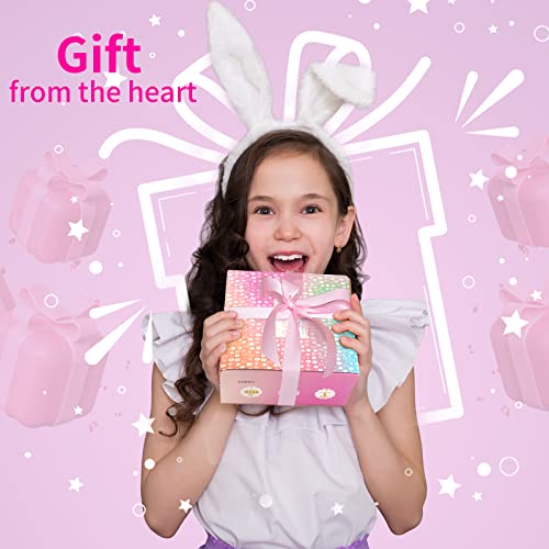 Paodey 20,000 Pcs Clay Beads Bracelet Making Kit, 120 Colors 6 Boxes Polymer Beads Spacer Heishi Beads & Jewelry Kit with Pendant Charms Elastic Paodey