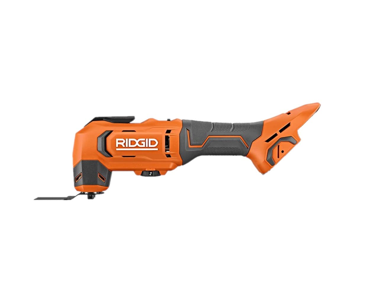 Ridgid 18V Cordless Oscillating Multi-Tool (Tool Only) 20,000 Oscillations Per Minute, Orange RIDGID