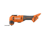 Ridgid 18V Cordless Oscillating Multi-Tool (Tool Only) 20,000 Oscillations Per Minute, Orange RIDGID