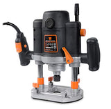 WEN RT6033 15-Amp Variable Speed Plunge Woodworking Router Kit with Carrying Case & Edge Guide WEN