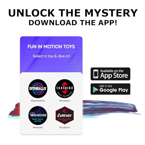 SHASHIBO Shape Shifting Box - Award-Winning, Patented Fidget Cube w/ 36 Rare Earth Magnets - Transforms Into Over 70 Shapes, Download Fun in Motion Shashibo