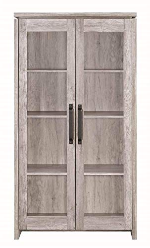 Coaster Home Furnishings Alejo 2-Door Tall Cabinet Grey Driftwood Coaster Home Furnishings