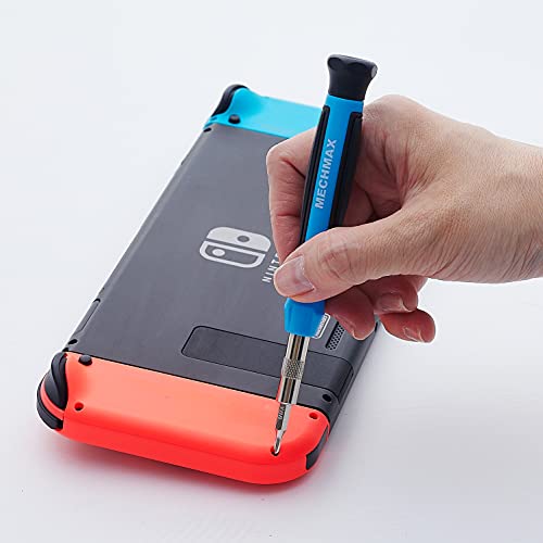 MECHMAX Magnetic Precision Screwdriver Bits Set 51 Piece, Pentalobe Screwdriver Bits for Apple iPhone, Macbook, Y Type for Game Console, Smart Phone, MECHMAX