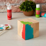 6 Pack: 3”; Wood Square Block by Make Market® Make Market