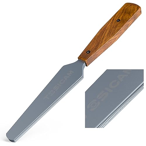 Guitar Fret Crowning Files - Dual Sided Professional Luthier Tools fret polishing kit for Electric, Acoustic and Bass Guitars - Medium/Wide Frets TOSICAM