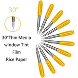 AUNKZL 50 Pcs Replacement Blades Compatible with Explore Air /Air2/Air 3 /Maker/Maker 3 Cutting Machines - Include 10PCS Fine Point Blade, 30PCS AUNKZL