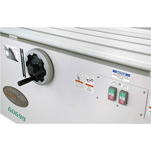 Grizzly Industrial G0699-12" 7-1/2 HP 3-Phase Sliding Table Saw with Scoring Blade Motor Grizzly Industrial