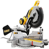 DEWALT Miter Saw, 12 Inch, 15 Amp, 3,800 RPM, Double Bevel Capacity, With Sliding Compound, Corded (DWS780) DEWALT