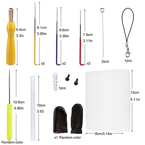 BAGERLA Needle Felting Kits for Beginners, Needle Felting Supplies Kits with Tools, Felting Foam Mat, Colorful Wool, Felting Kit for DIY Handcraft BAGERLA