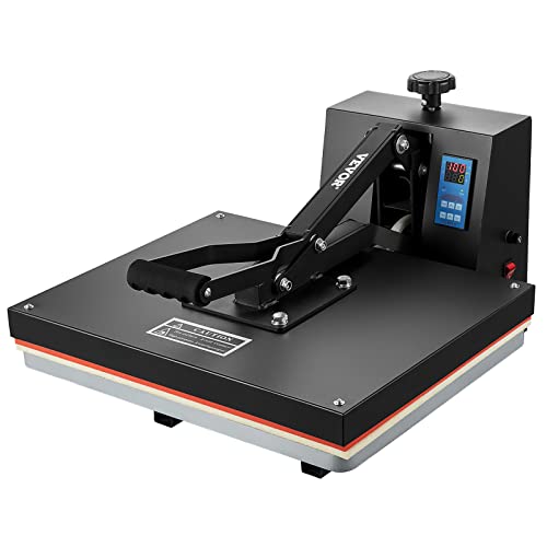 VEVOR Heat Press 16x20, 1700W Power Heat Press Machine, Fast Heating, High Pressure Heat Press Machine for T-Shirt, Digital Industrial Sublimation VEVOR
