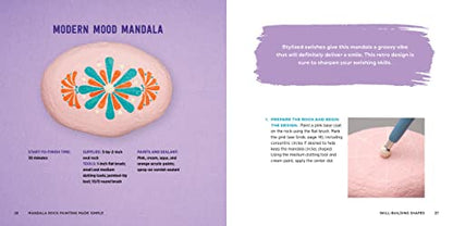 Mandala Rock Painting Made Simple: Step-by-Step Instructions for Timeless Designs - WoodArtSupply