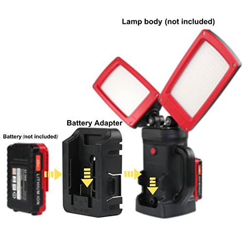 DAYATECH DC Adaptor Compatible with Black&Decker, Porter Cable, Stanley Power Tool 18-20V Li-Ion Battery Pack, Deisgn for DAYATECH Work DAYATECH