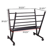 Falling in Art Metal Print Rack, Drying Display, Storage Stand for Artworks, Posters, Prints, Great Assistant for Shows & Galleries, Easy Moving with Falling in Art