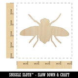 Fly Insect Sketch Unfinished Wood Shape Piece Cutout for DIY Craft Projects - 1/4 Inch Thick - 4.70 Inch Size Sniggle Sloth