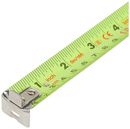 Komelon PSE55E 5M/16' Metric Self-Lock Tape Measure, Yellow/Black Komelon