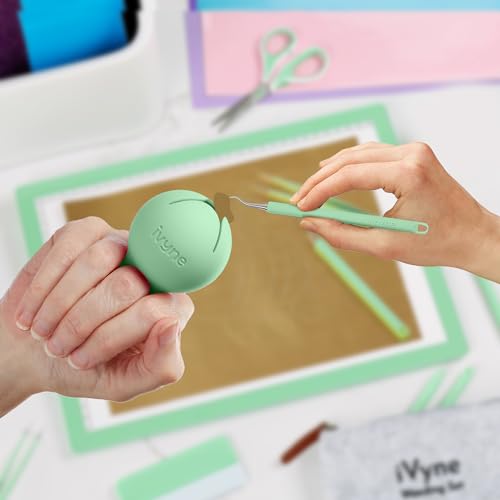 iVyne Handi Berry - Vinyl Weeding Scrap Collector, Portable Handheld Scrap Collector Ring, Weeding Tools for Vinyl Heat Transfer, HTV Crafting & iVyne