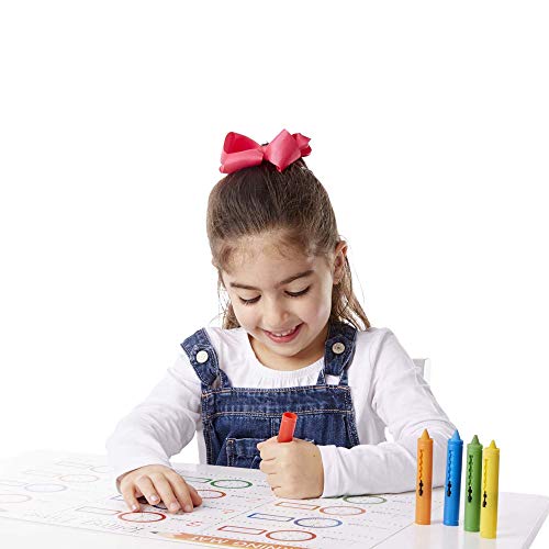 Melissa & Doug Learning Mat Crayons - 5 Colors Melissa & Doug