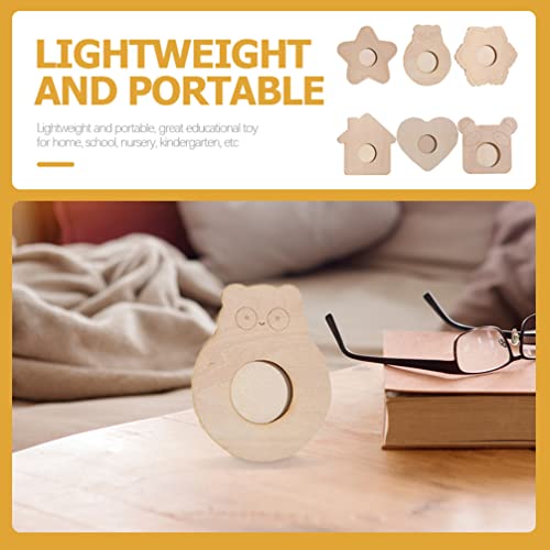 ARTIBETTER 6pcs Wooden Blank Photo Frame Unfinished Wood Photo Frame DIY Painting Photo Frame Painting Craft Kit Unfinished Photo Frame DIY Photo ARTIBETTER