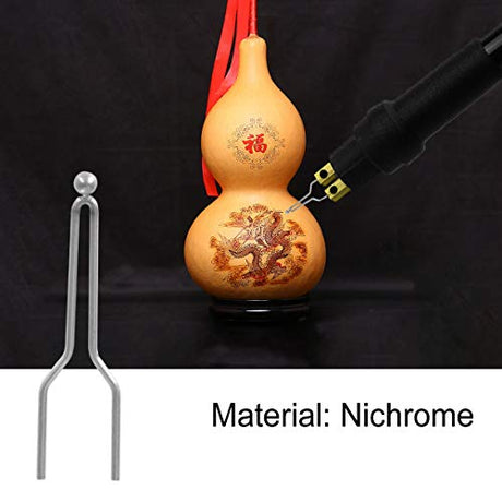 9pcs 1mm Pyrography Wire Tips Nibs Set Wood Burning Machine Pyrography Machine High Impedance Tips Wood Burning Pen,Pyrography Pen HEALLILY