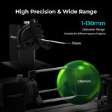 Officical Creality Rotary Roller Pro, Laser Engraver Accessories 3-in-1 Kit for Creality Falcon and 95% of Other Engraving Machines, Jaw Chuck for SainSmart